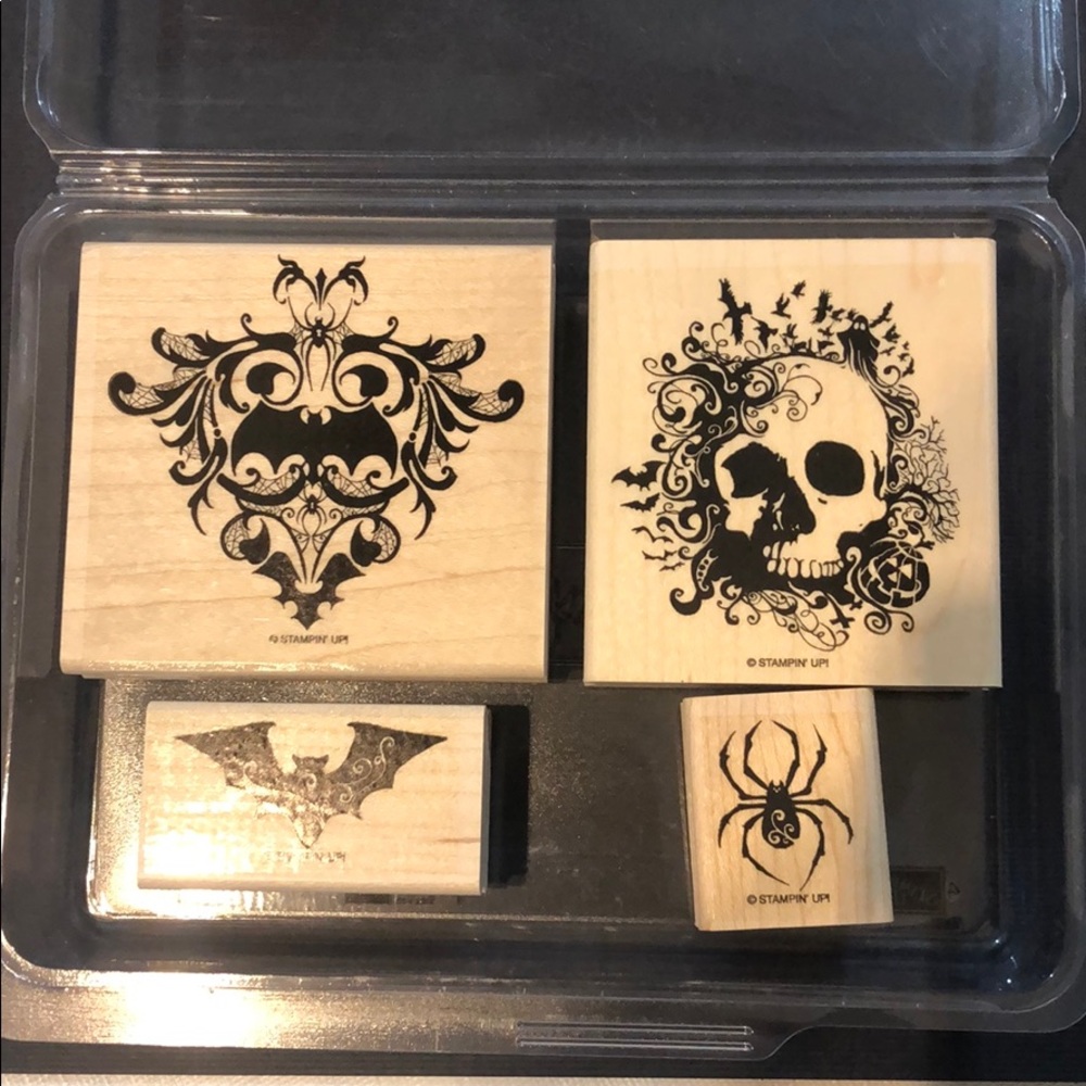 Stampin Up! From the Crypt Stamp Set (4) Halloween